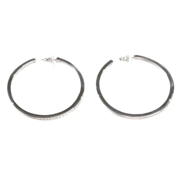 Earrings, in Silver, Metal (metallic, metallized), Swarovski