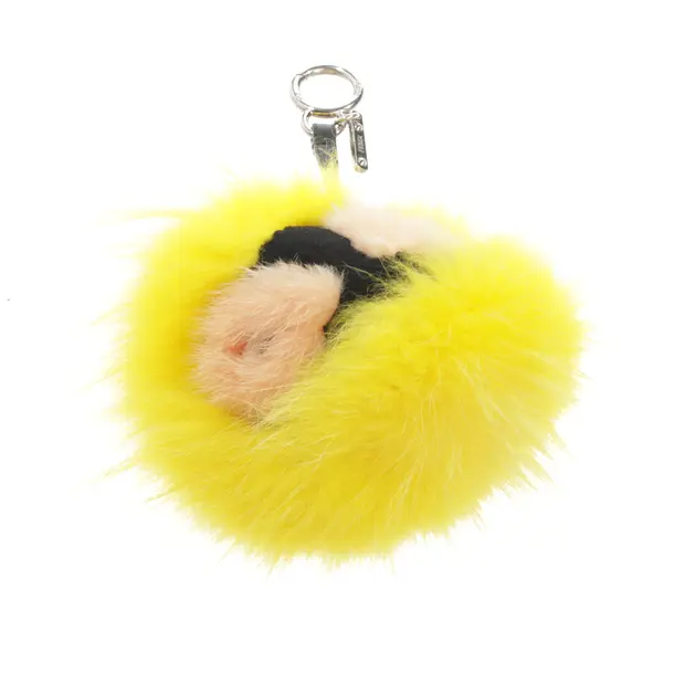Keyring, in Multicolored, Fur, Fendi