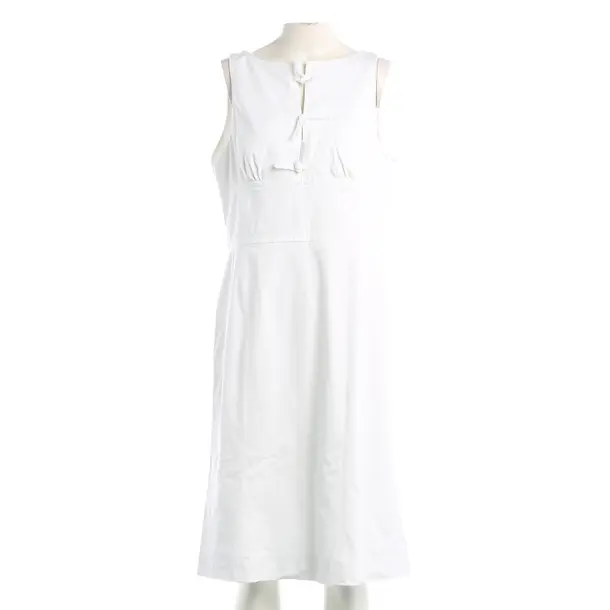 Dress, in White, Cotton, Valentino