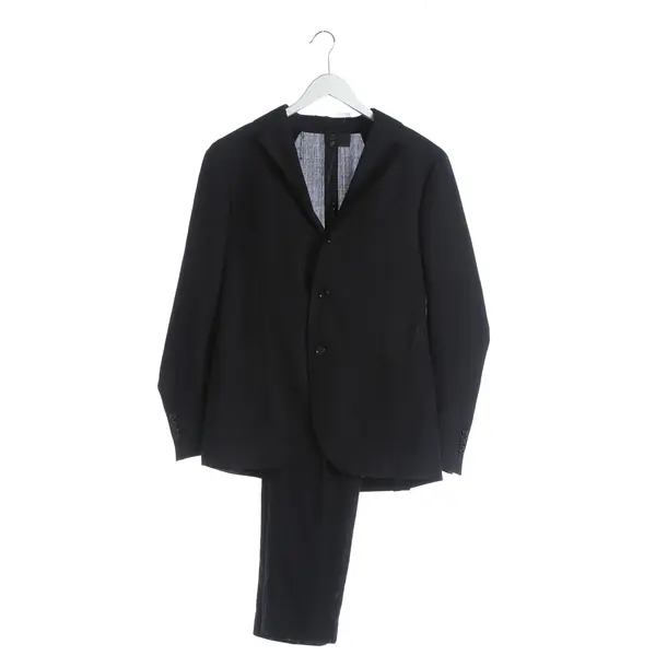 Suit, in Navy, Wool, Lardini