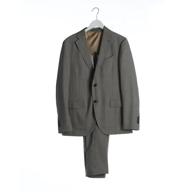 Suit, in Gray, Wool, Lardini