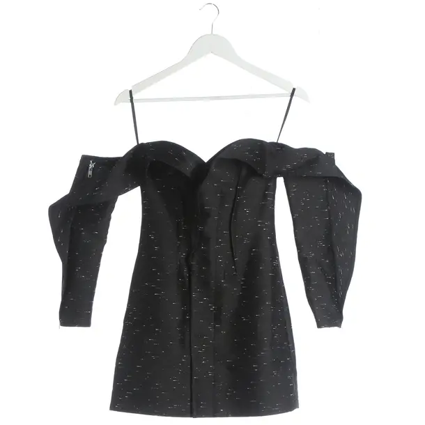 Dress, in Black, Polyester, self-portrait
