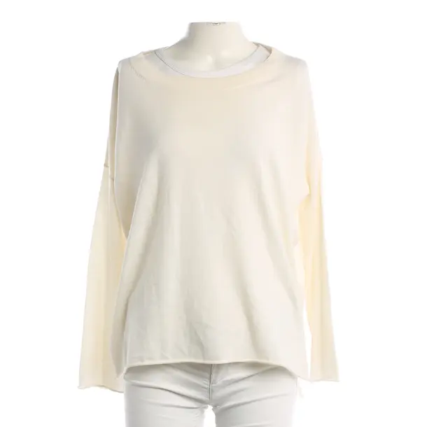Wool Jumper, in Cream, Wool, Allude