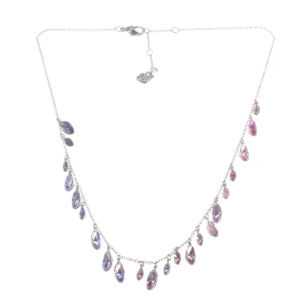 Necklace, in Multicolored, Metal (metallic, metallized), Swarovski