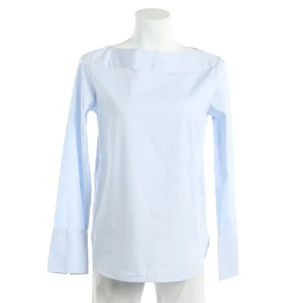 Bluse, in Hellblau, Baumwolle, Van Laack