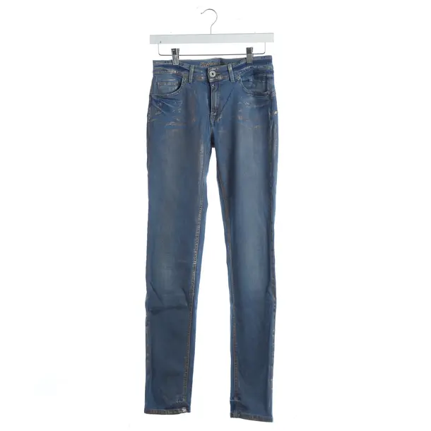 Skinny Jeans, in Blue, Cotton, Raffaello Rossi