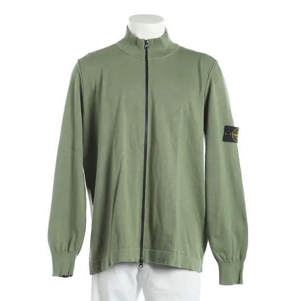 Strickjacke, in Grün, Baumwolle, Stone Island