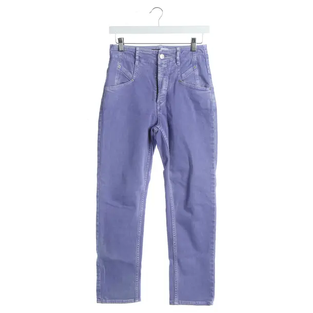 Jeans Slim Fit, in Lila, Baumwolle, Isabel Marant