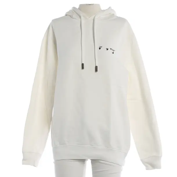 Hoodie, in White, Cotton, Off-White