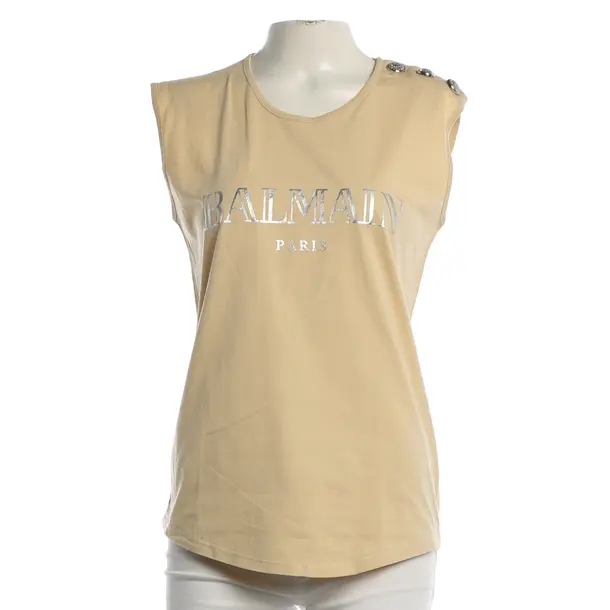 Top, in Beige, Cotton, Balmain