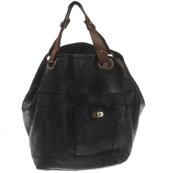 Handbag, in Black, Leather, Marni