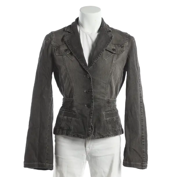 Denim Jacket, in Gray, Cotton, Marc Cain