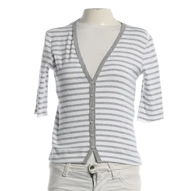 Cardigan, in White, Cotton, Marc Cain