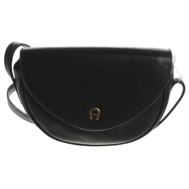 Cross Body Bag, in Black, Leder, Aigner