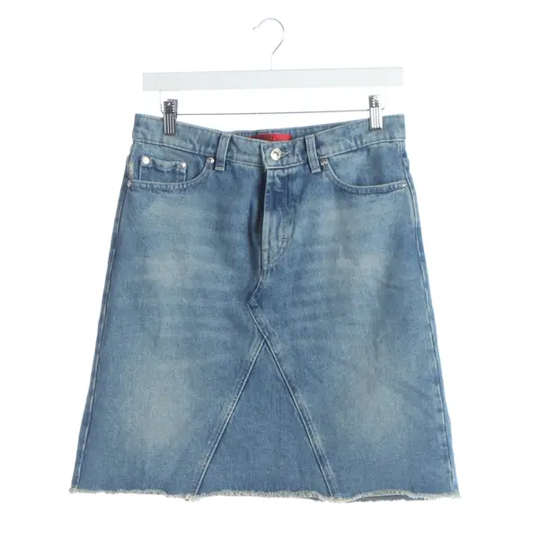 Gonna, in Blu, Cotone, Hugo Boss Etichetta Rossa