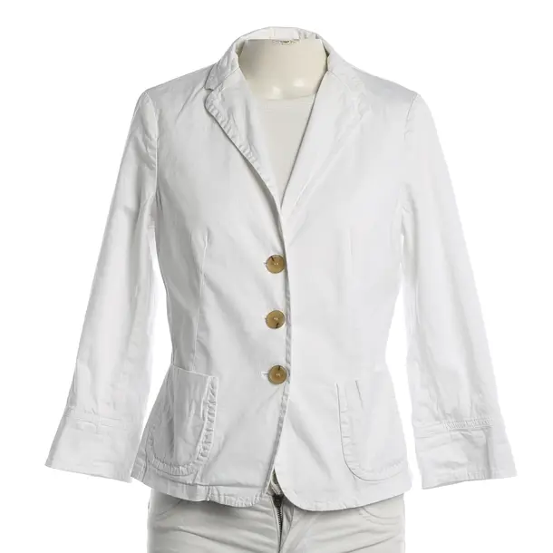Blazer, in Weiß, Baumwolle, Max Mara