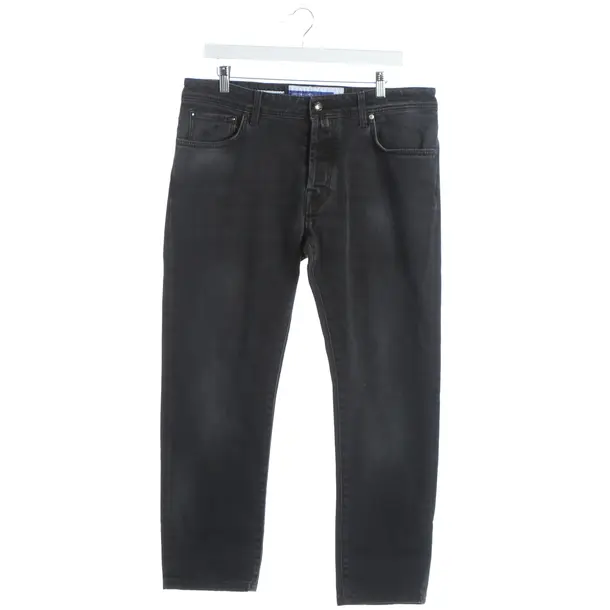 Jeans Straight Fit, in Schwarz, Baumwolle, Jacob Cohen