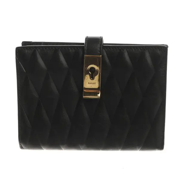 Geldbörse, in Schwarz, Leder, Bally