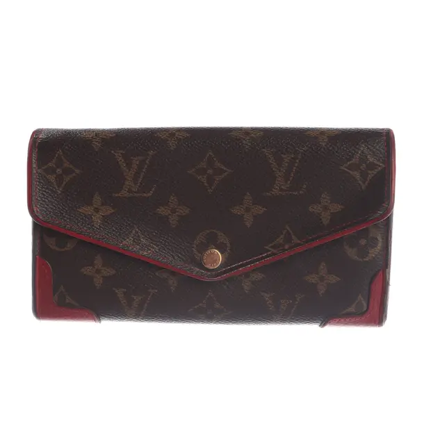 Wallet, in Brown, Leather, Louis Vuitton