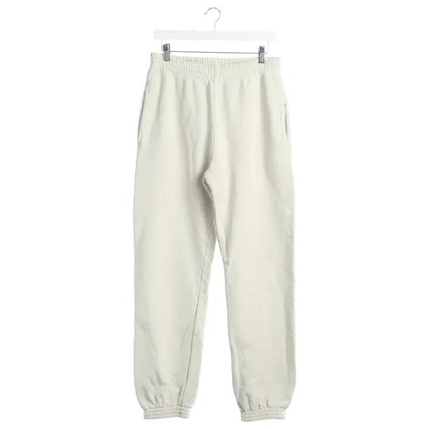 Sweatpants, in Beige, Cotton, Off-White
