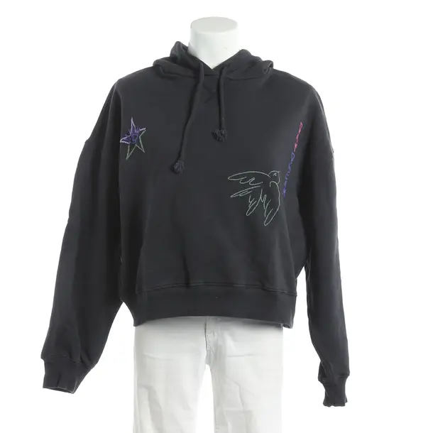 Hoodie, in Black, Cotton, Ba&sh
