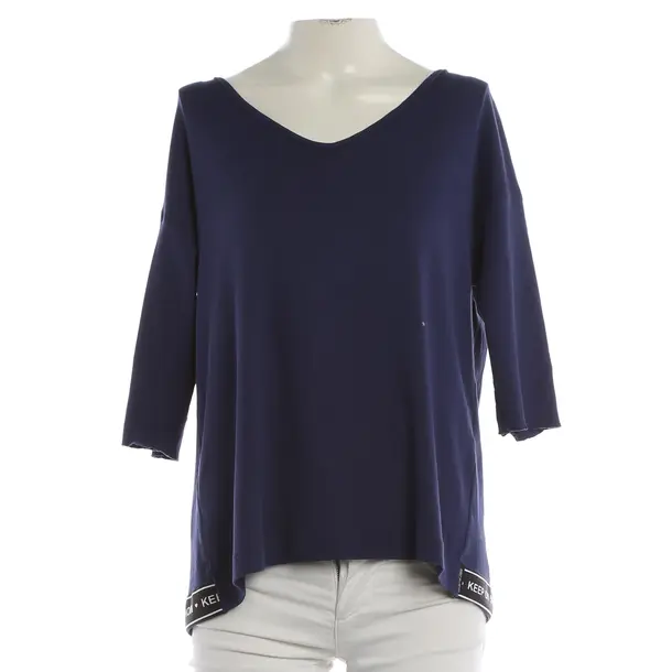 Long Sleeve Shirt, in Navy, Cotton, Marc Cain Sports