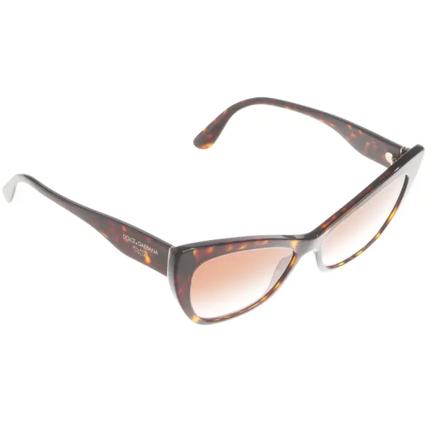 Sonnenbrille, in Dunkelbraun, Kunststoff, Dolce & Gabbana