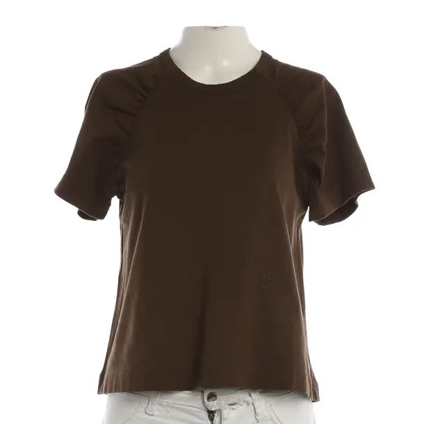 Camicia, in Marrone, Cotone, Chiuso
