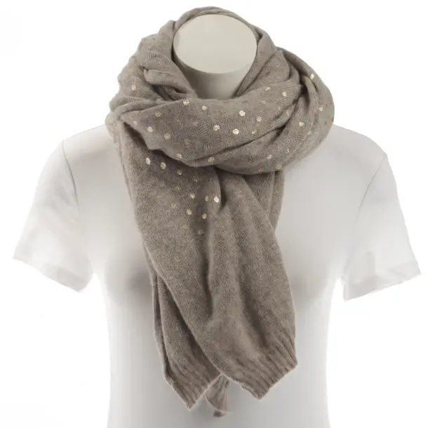 Scarf, in Light Brown, Cashmere, Repeat