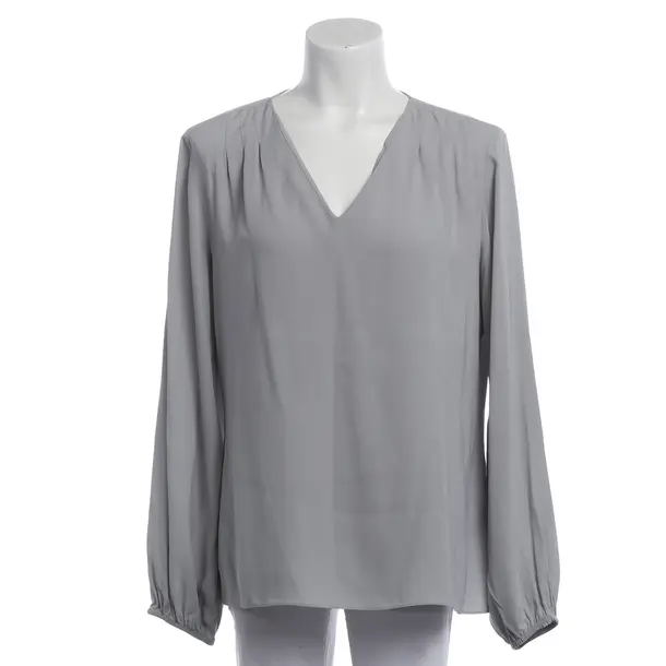 Bluse, in Grau, Seide, Herzensangelegenheit