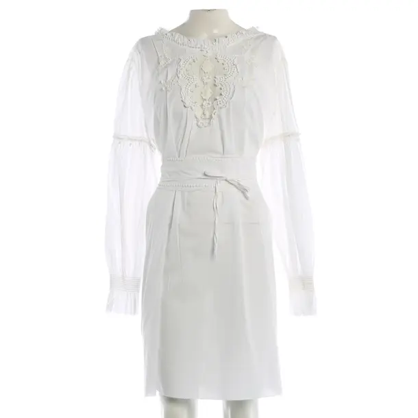 Dress, in White, Cotton, Marc Cain