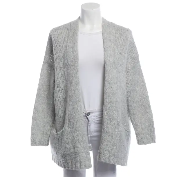 Cardigan, in Light Gray, Polyacryl, American Vintage