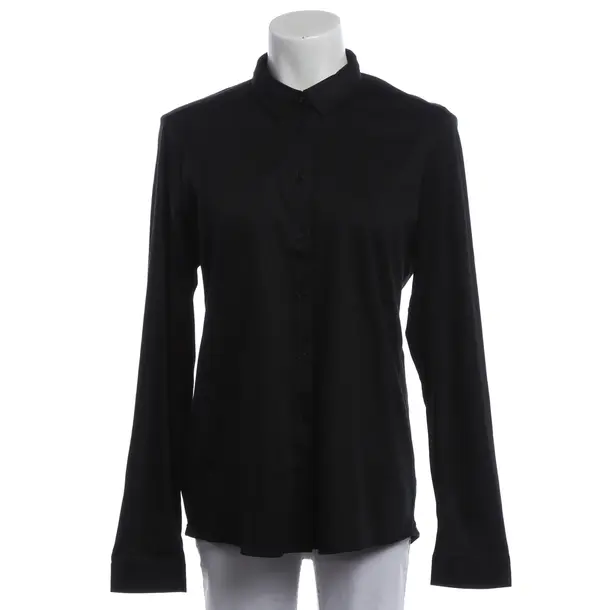 Blouse, in Black, Cotton, Van Laack