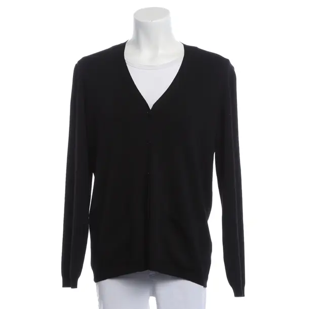Cardigan, in Black, Wool, Valentino