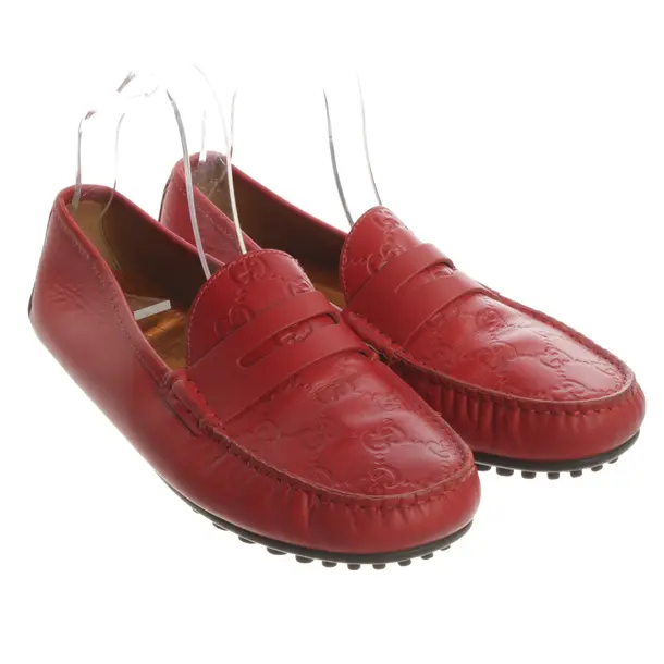 Loafers, in Red, Gucci