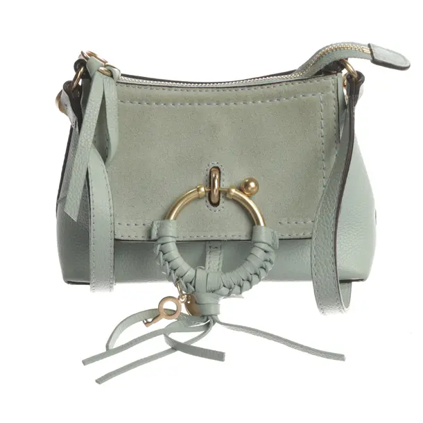 Schultertasche, in Hellblau, Leder, See by Chloé