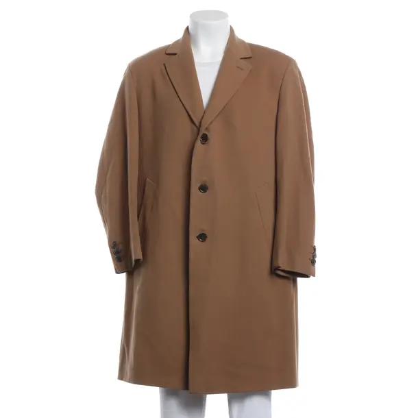 Overcoat, in Brown, Wool, Hugo Boss Black Label