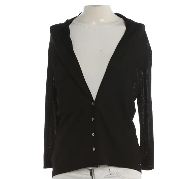 Cardigan, in Black, Cotton, Marc Cain