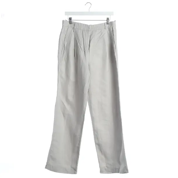 Pantaloni, in Grigio, Lino, Max Mara