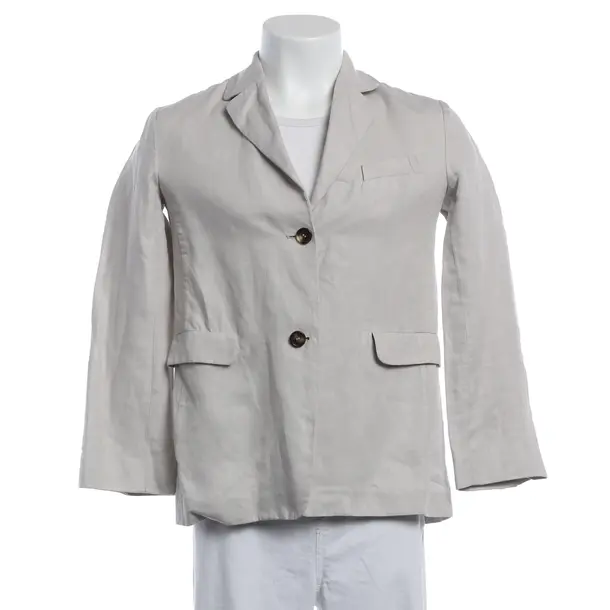 Blazer, in Light Gray, Linen, Max Mara