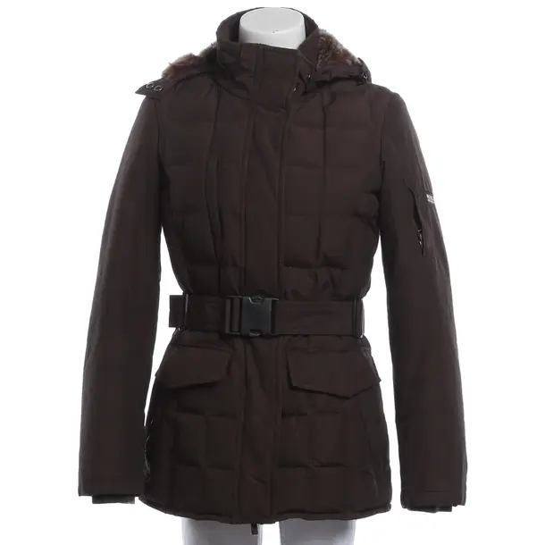 Übergangsjacke, in Dunkelbraun, Baumwolle, Woolrich
