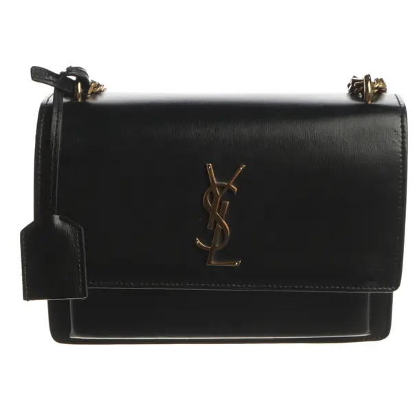 Shoulder Bag, in Black, Leder, Saint Laurent