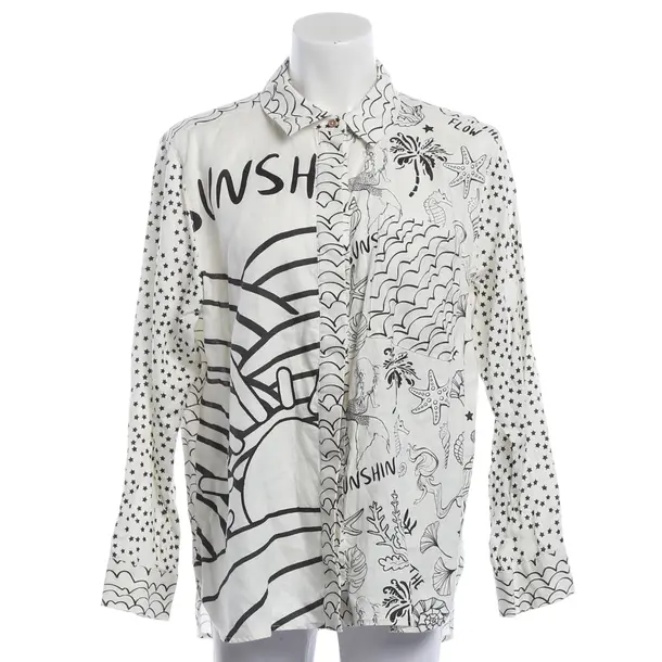 Bluse, in Beige, Leinen, Frogbox