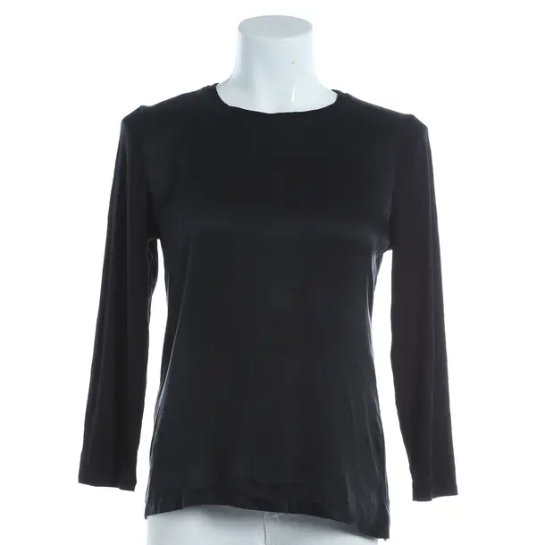 Long Sleeve Shirt, in Black, Viskose, S.Marlon