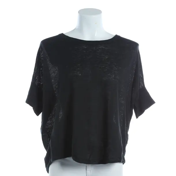 Shirt, in Schwarz, Leinen, Repeat