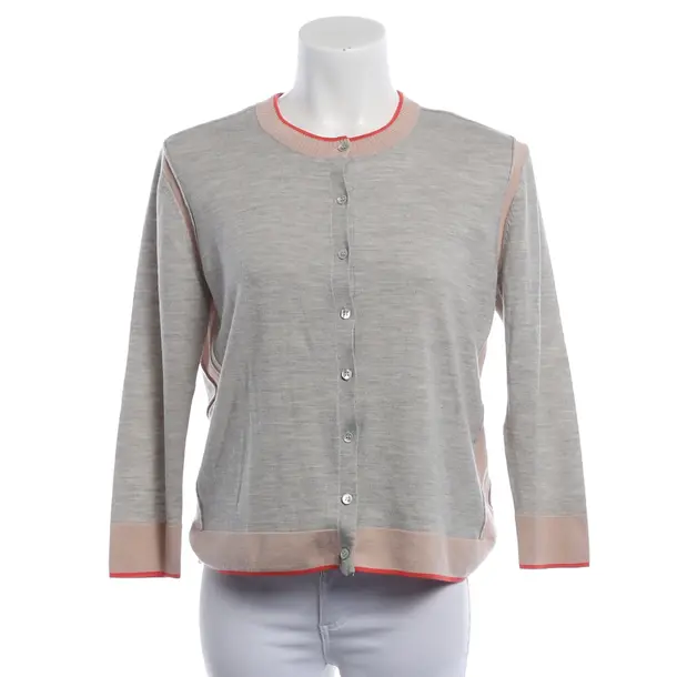 Strickjacke, in Grau, Wolle, Allude