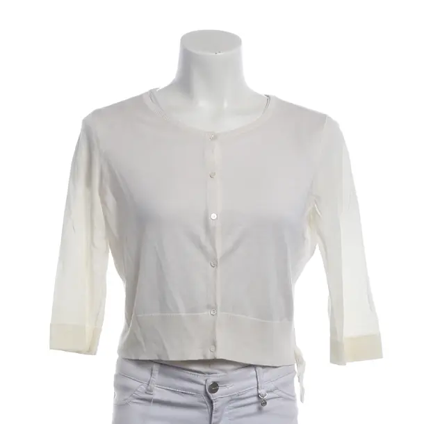 Cardigan, in Cream, Cotton, Dorothee Schumacher