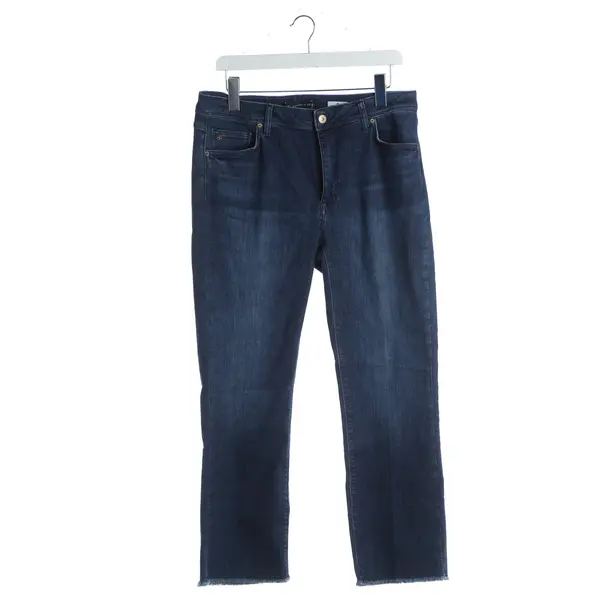 Slim Fit Jeans, in Navy, Denim, Raffaello Rossi