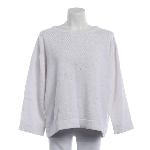 Maglione, in Bianco, Cotone, Emisfero