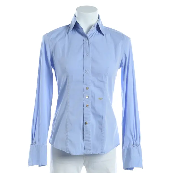 Blouse, in Light Blue, Baumwolle, Le Sarte Pettegole